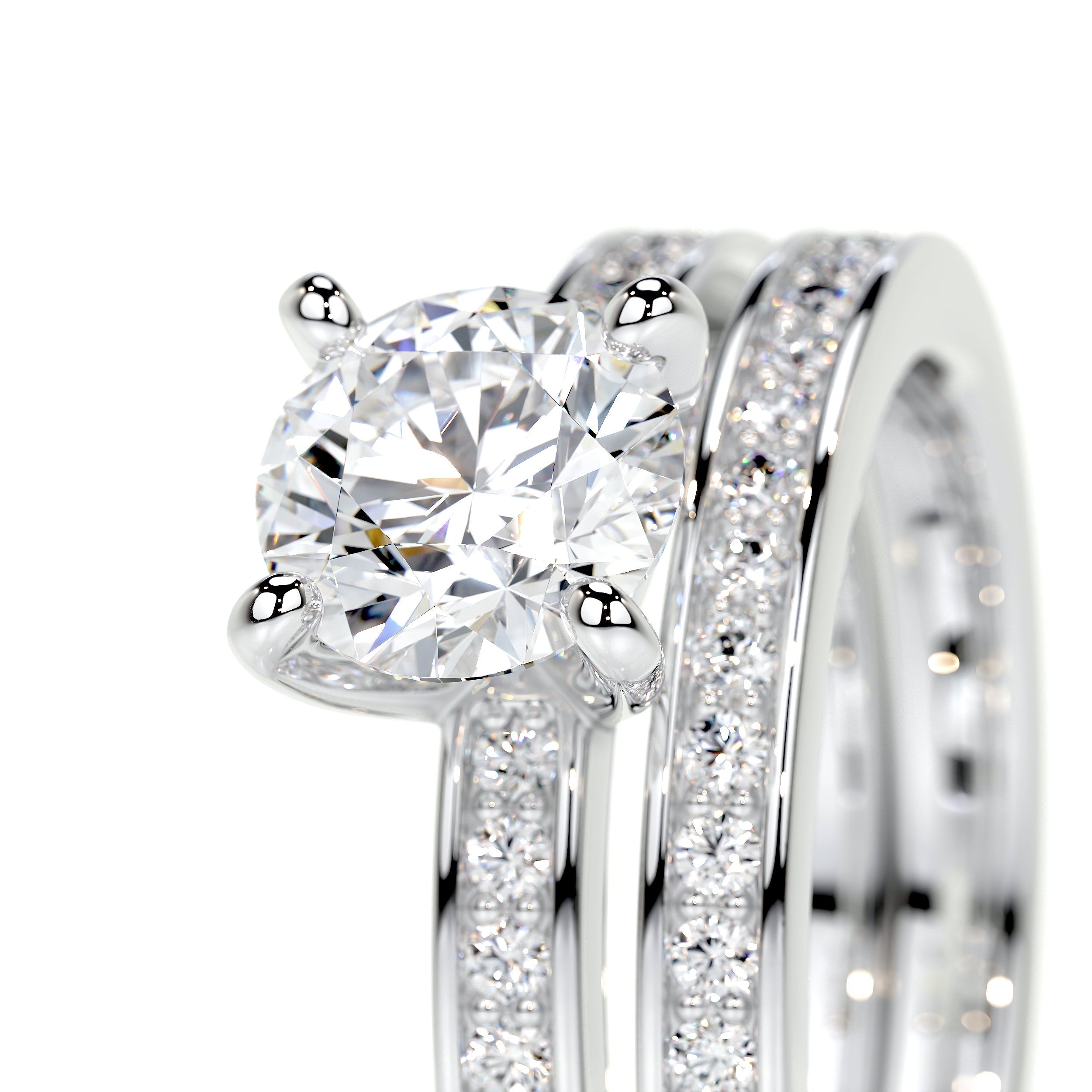 Giselle Lab Grown Diamond Bridal Set -Platinum、mySite、hinf8tx79