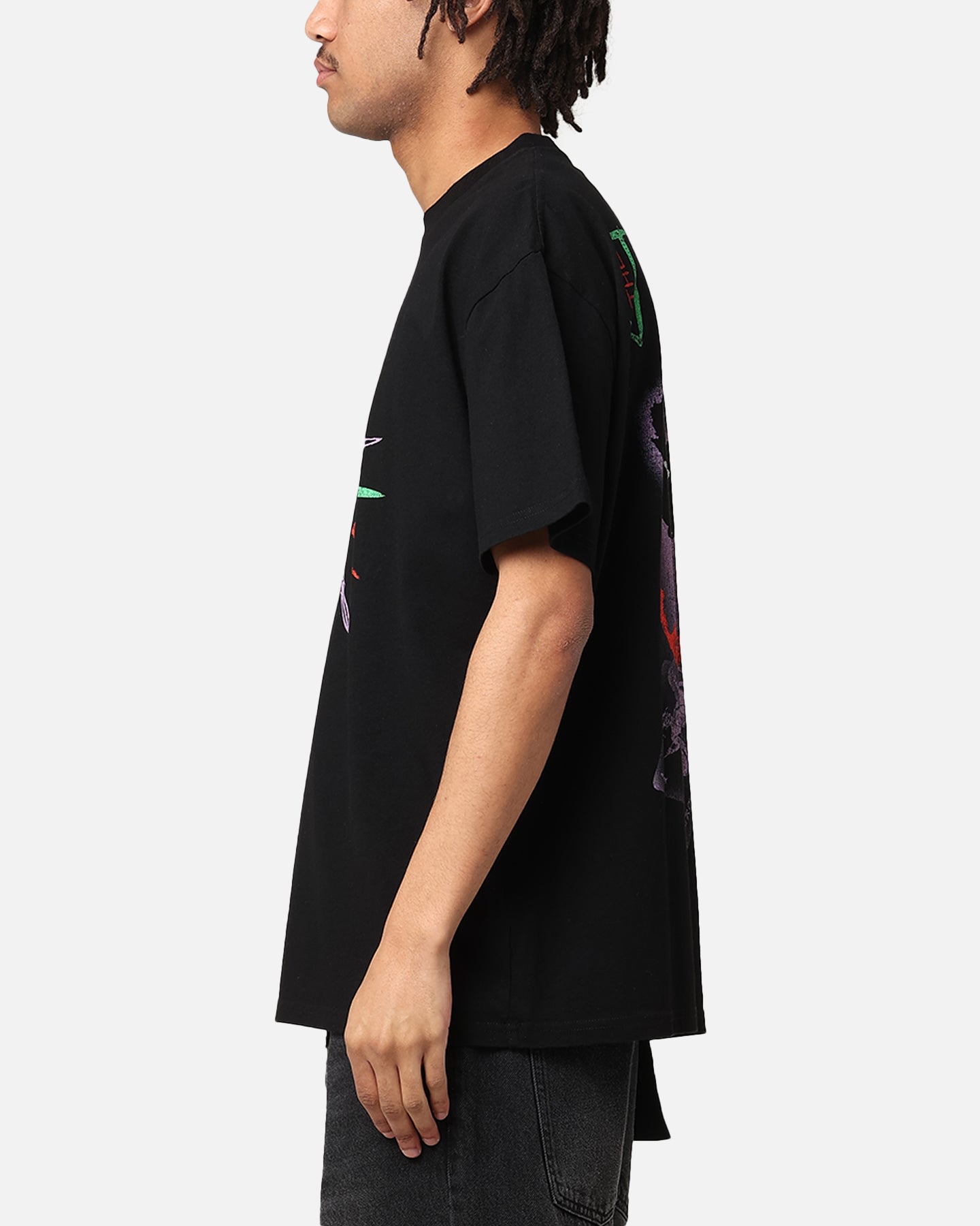 American Thrift X DC Batman The Joker Scars Heavy T-Shirt Black、mySite、zt4zffjzw