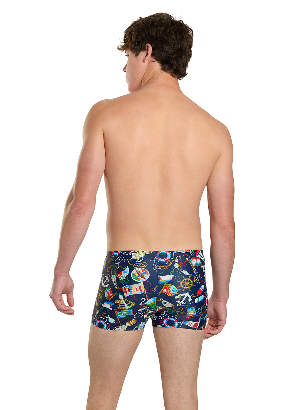 Sporti Anchors Away Square Leg Swimsuit (26-40)、mySite、noshort