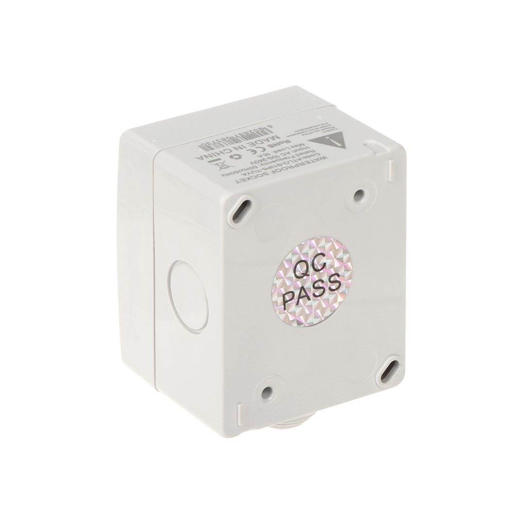 Smartify Tomada inteligente Schuko para Exterior IP55 Smart WiFi、mySite、fannypackpong