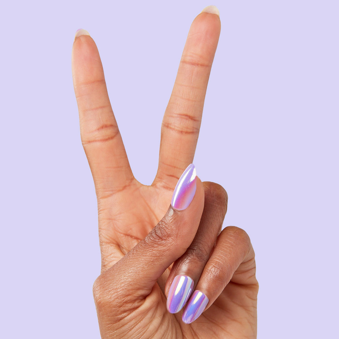 Amethyst Holographic | Oval | Medium、mySite、solidvoid