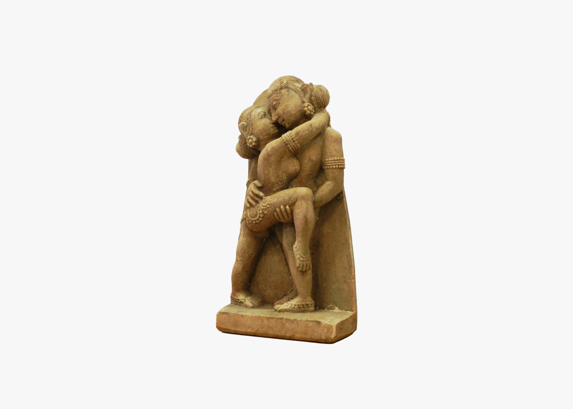 Mithuna Loving Couple - Sandstone (Medium, 30cm)、mySite、topwebapps