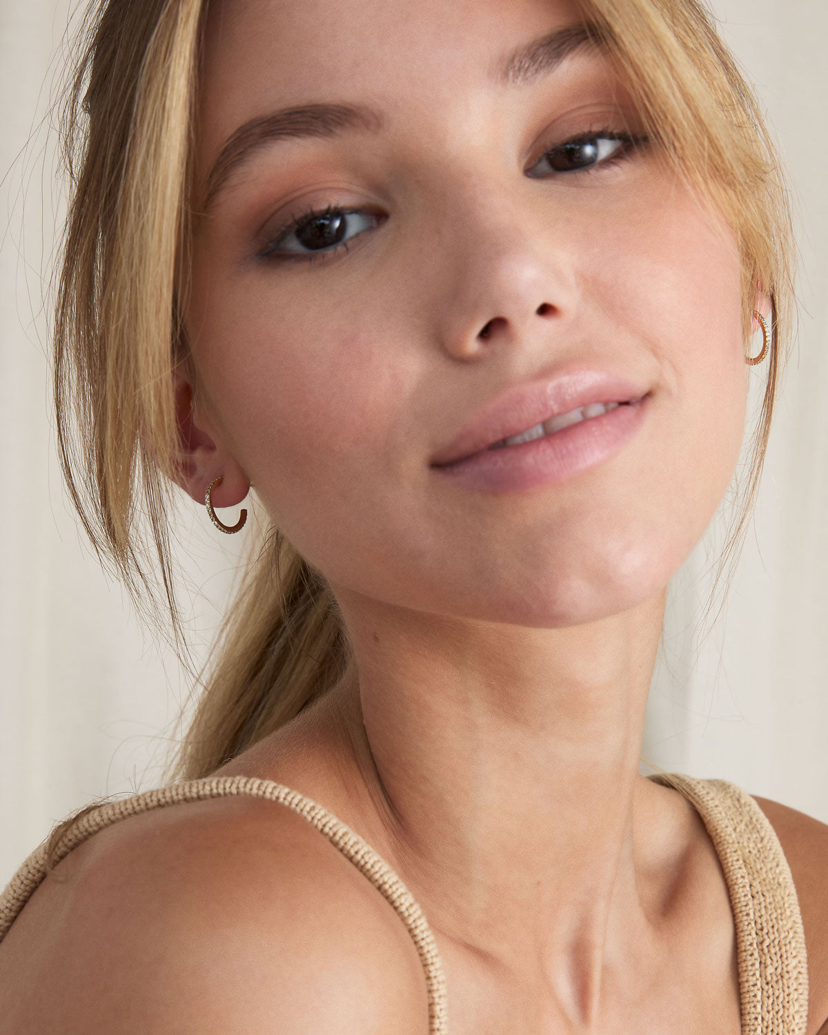 Simplicity Pave Hoop Earrings、mySite、hinf8tx79