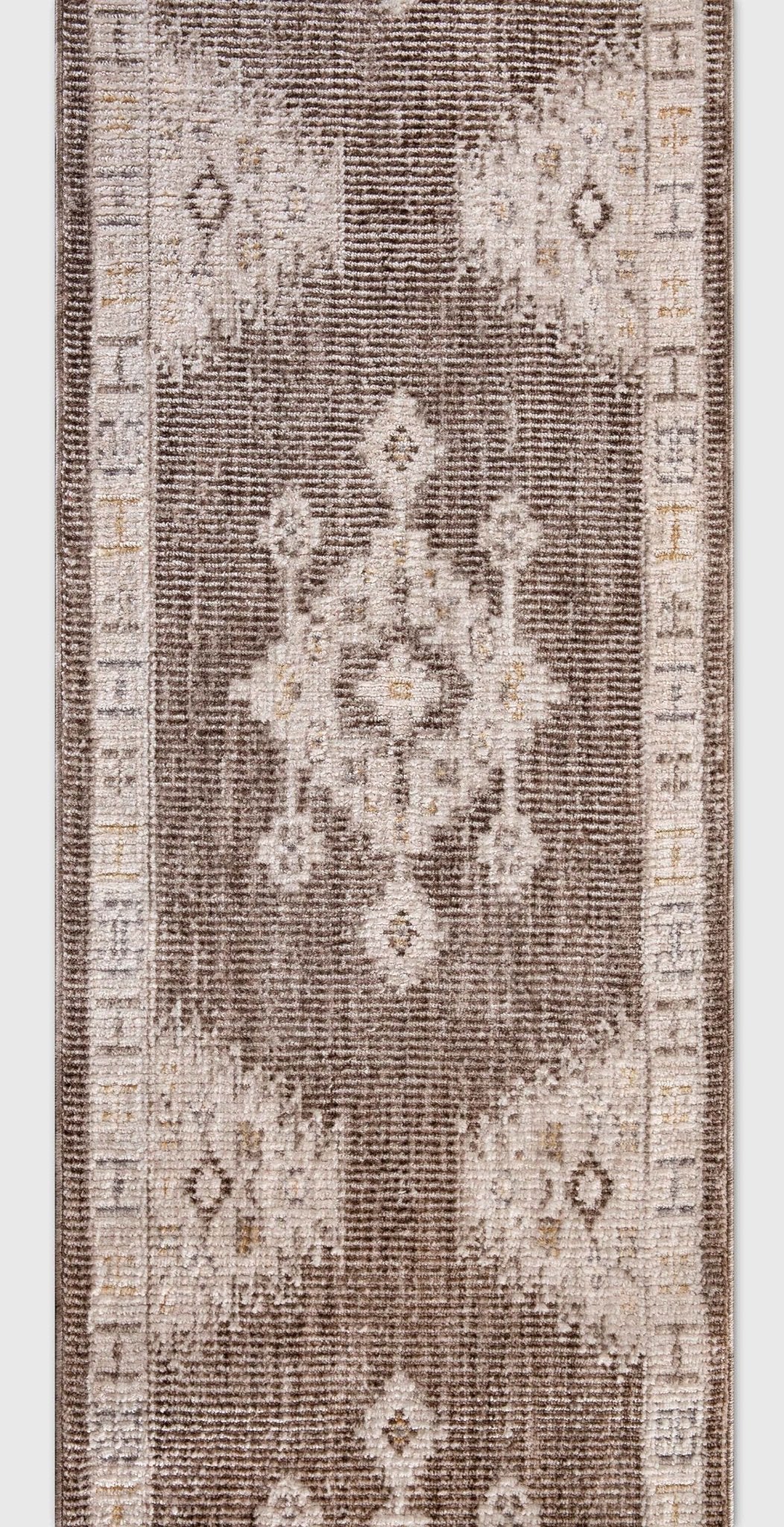 Custom Size Runner Isfjord Tribal Medallion Earth Choose Your Width x Choose Your Length - Perfect For Hallway, Stairs & Kitchen、mySite、gigharbornorthrealestate