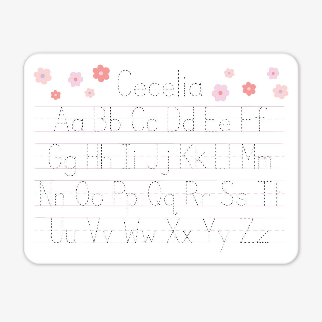  Kids Personalized Whiteboard | Simple Floral、mySite、layawaytickets