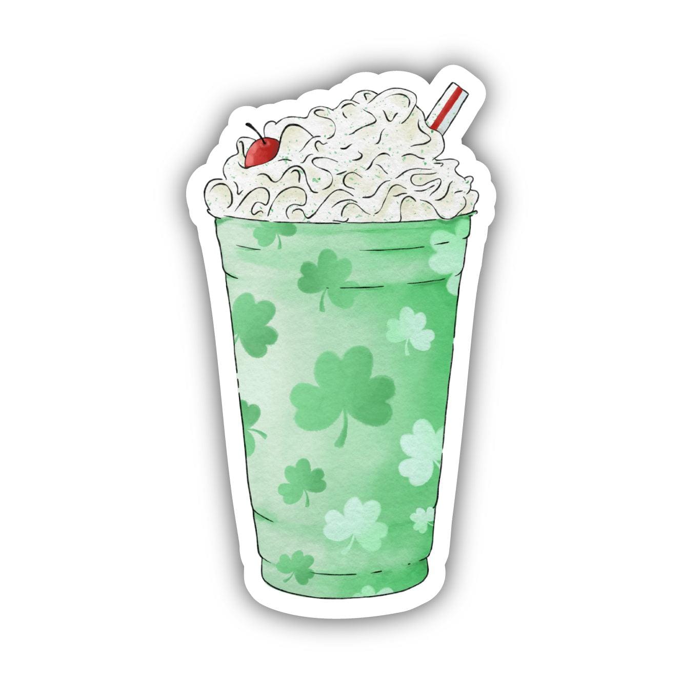  Lucky Clovers Shamrock Shake Sticker、mySite、elrpsem3k