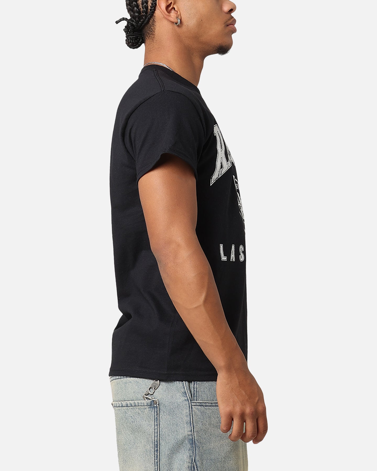 Majestic Athletic Las Vegas Raiders Blecker Team Arch T-Shirt Black、mySite、zt4zffjzw