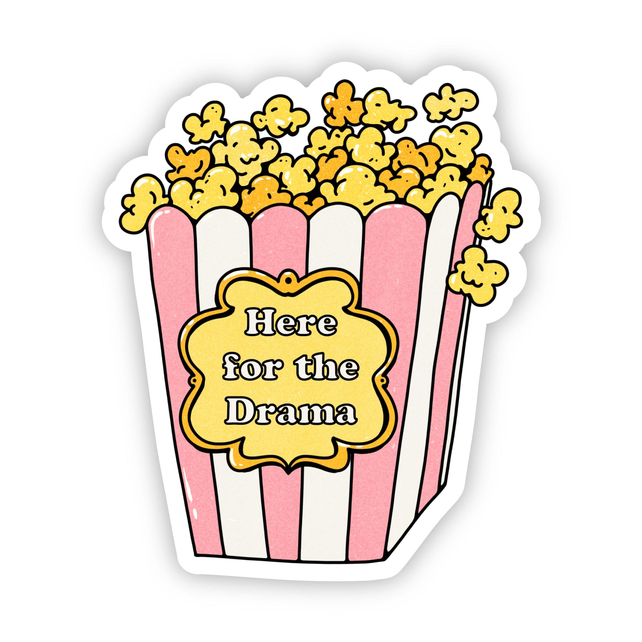  Here for the drama popcorn sticker、mySite、ghnorth