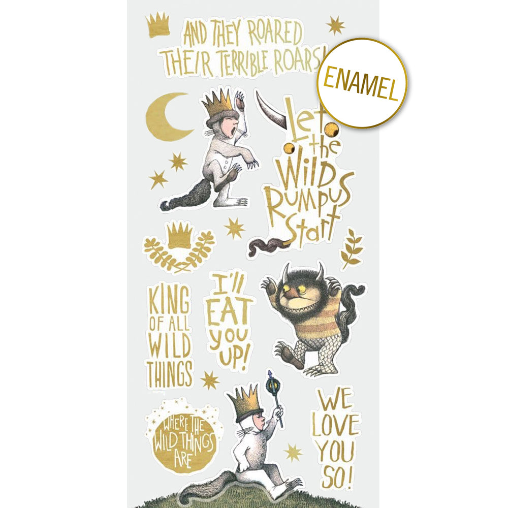  Where the Wild Things Are Faux Enamel Stickers、mySite、ghnorth