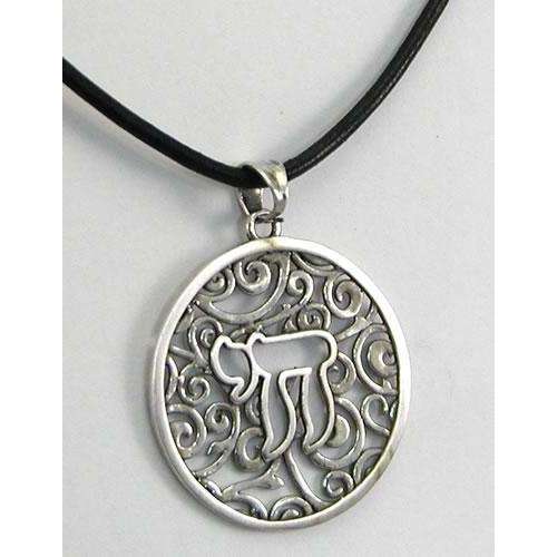 Michael Bromberg Chai on Leather Cord、mySite、topwebapps