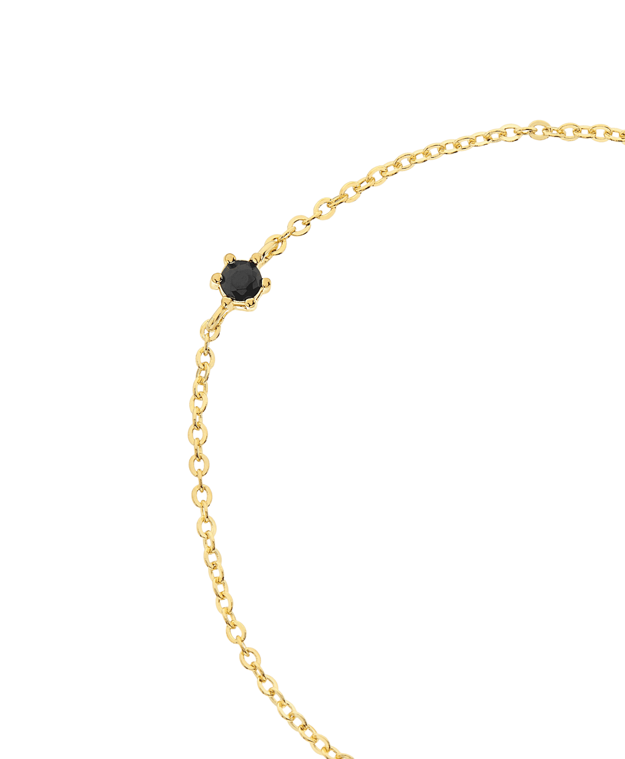  Rosa Bracelet Black 18ct Gold Plated