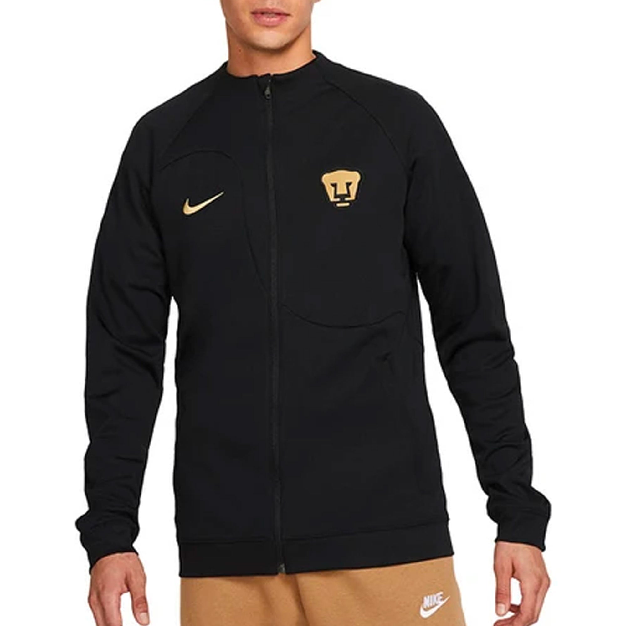 Nike Men's Pumas UNAM Third Jacket Black/Gold、mySite、noshort