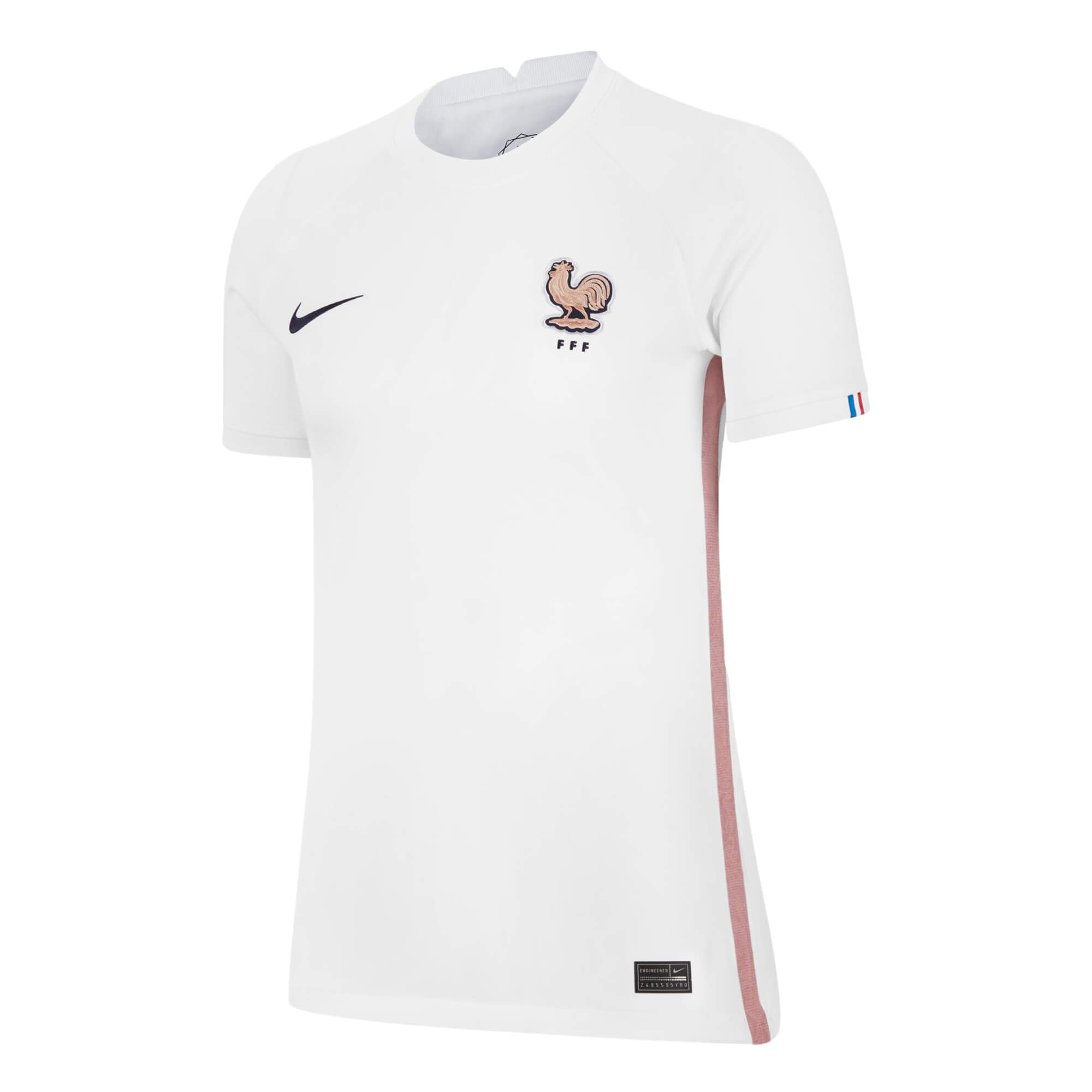 Nike Women's France 2022 Away Jersey White/Pink、mySite、noshort