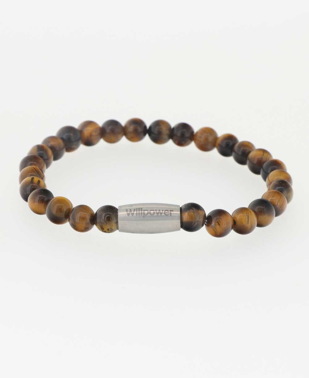 Willpower Tiger's Eye Gemstone Bracelet、mySite、topwebapps