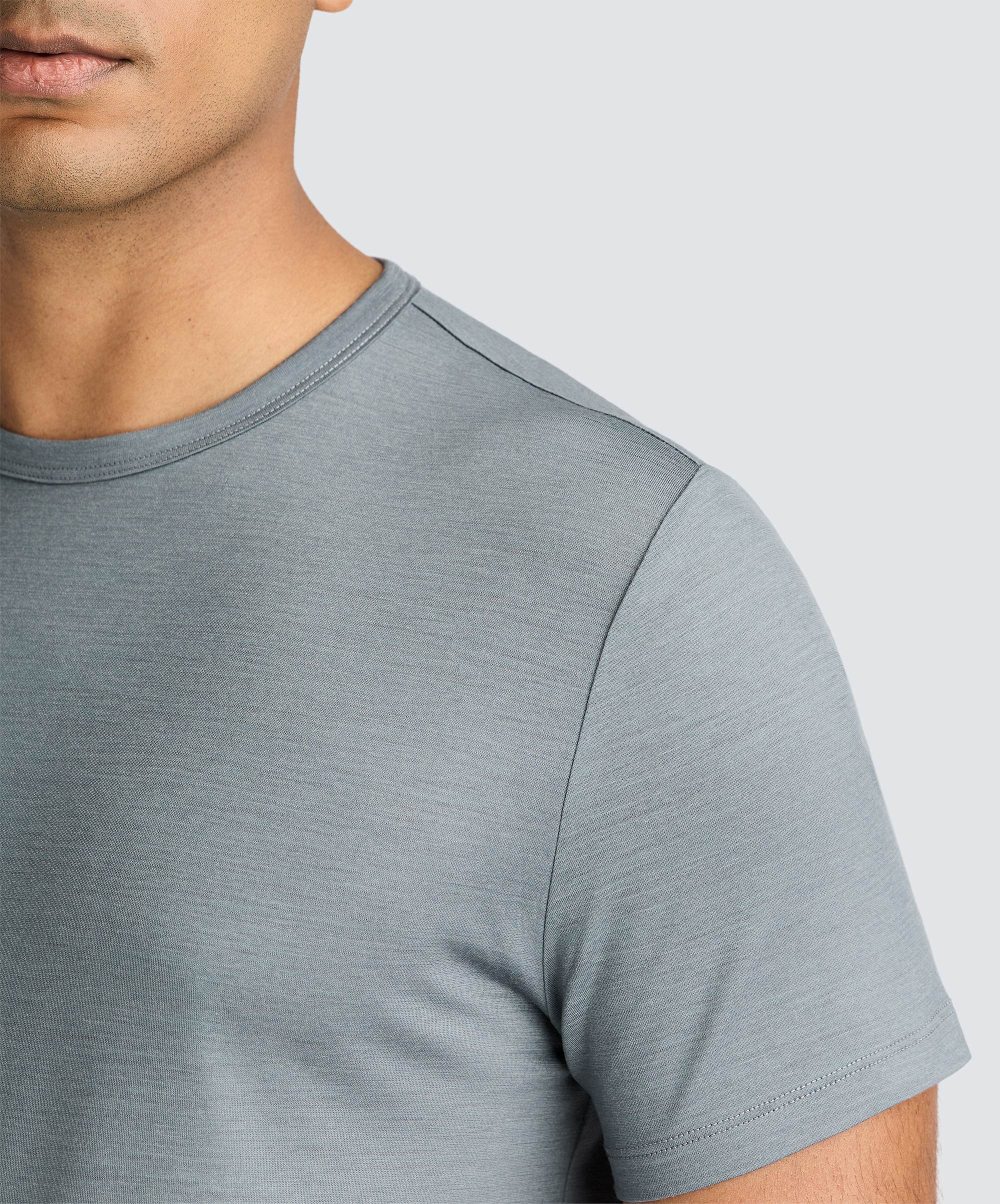 Men's Merino Ultralight Crew T-Shirt、mySite、noshort