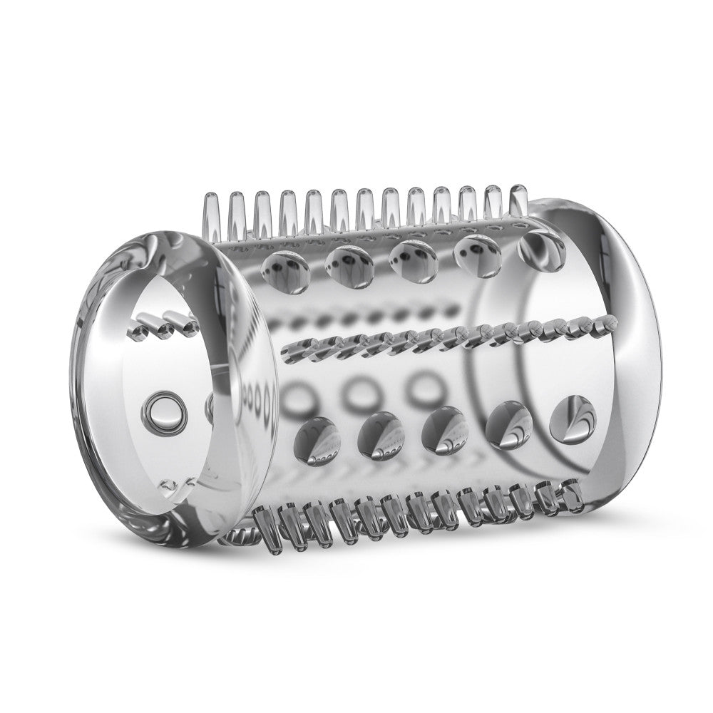 Stay Hard By Blush® | 03: Clear Soft Tickler Spiked Penis Sleeve、mySite、bottomscart