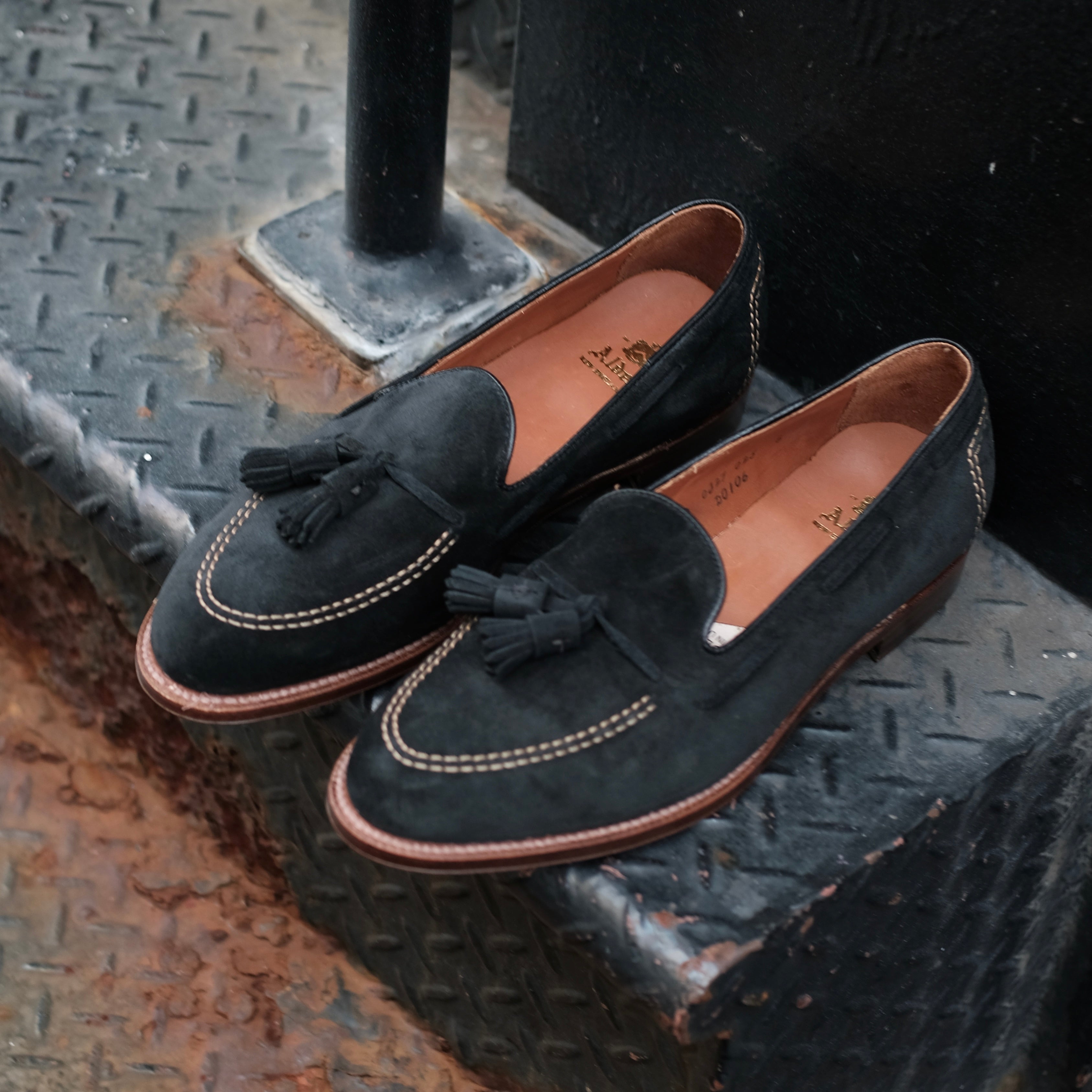  D0106 - Black Suede Tassel Loafer、mySite、preschool7hills