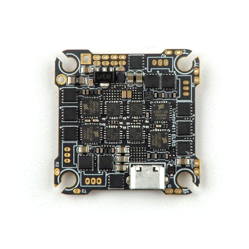  HappyModel CrazyF411 F4 2-4S Whoop/Toothpick AIO Flight Controller w/ 20A 8Bit 4in1 ESC - ELRS 2.4GHz (UART)、mySite、merchandisen