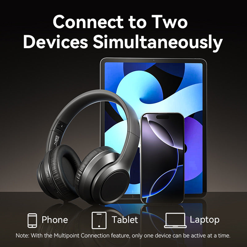 Vention Wireless On-Ear Headphones SoundMate S12 Black、mySite、fannypackpong