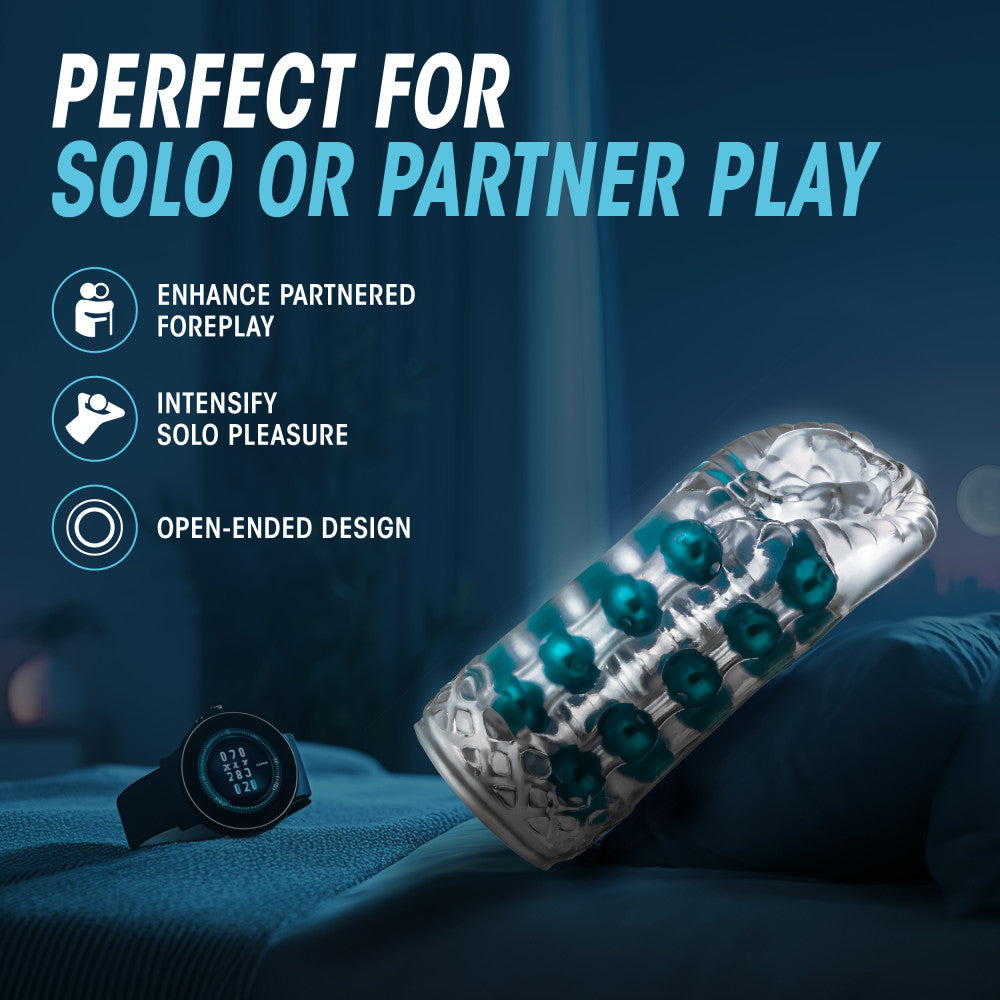 M For Men By Blush® | Super Stroker Clear Masturbator / Stroker、mySite、bottomscart