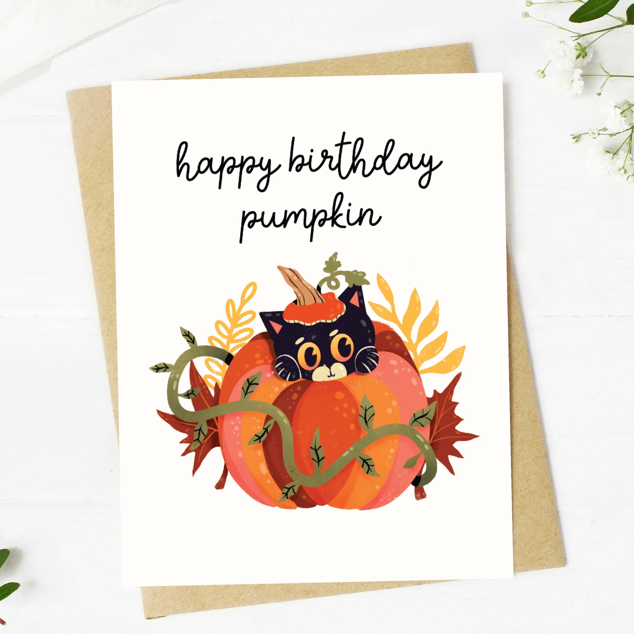  Happy Birthday Pumpkin Card、mySite、elrpsem3k