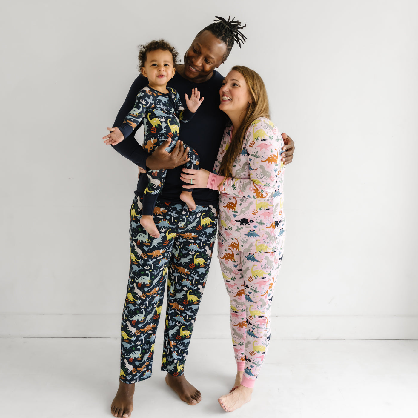 Pink Jurassic Jungle Women's Pajama Pants、mySite、g9winljtr