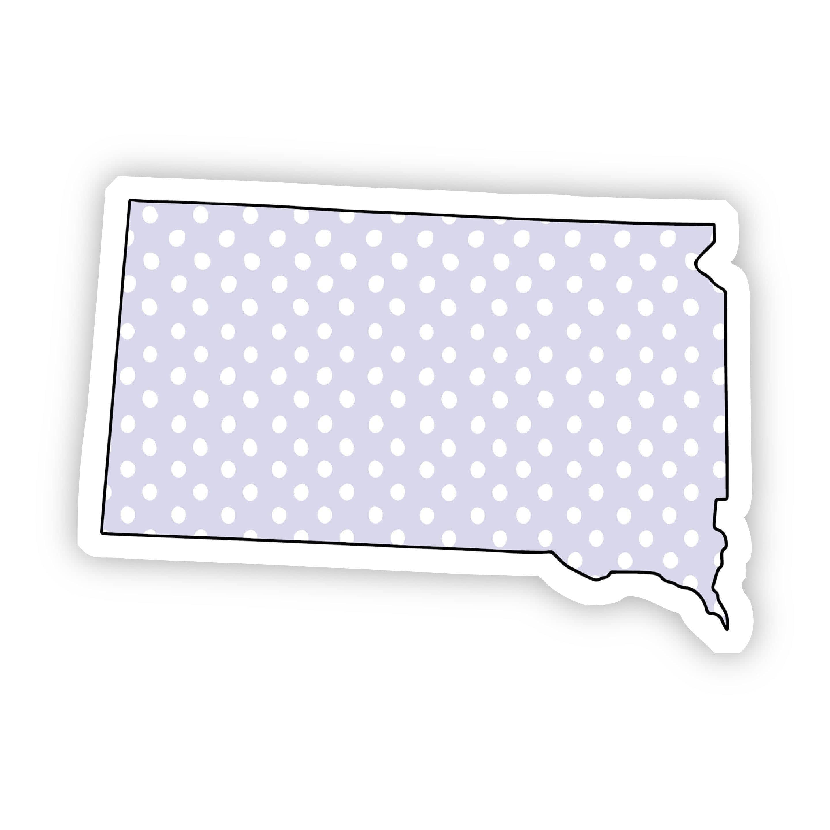  South Dakota Polka Dot Sticker、mySite、elrpsem3k