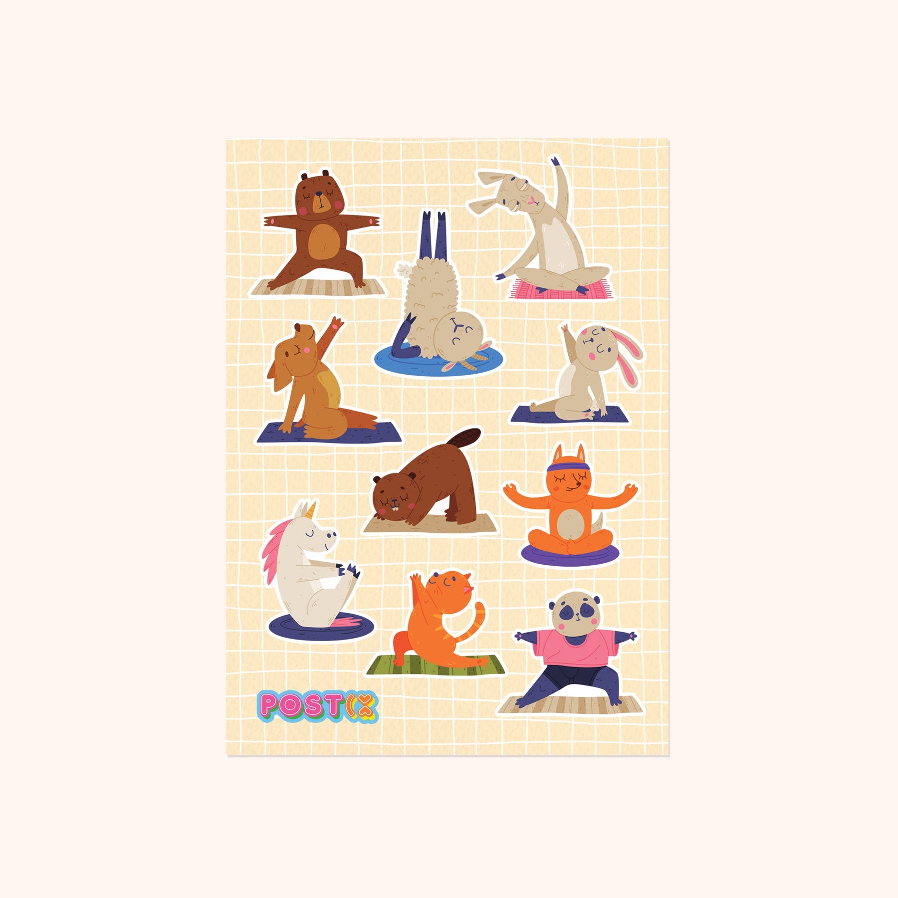  Zen Animals Sticker Sheet、mySite、ghnorth