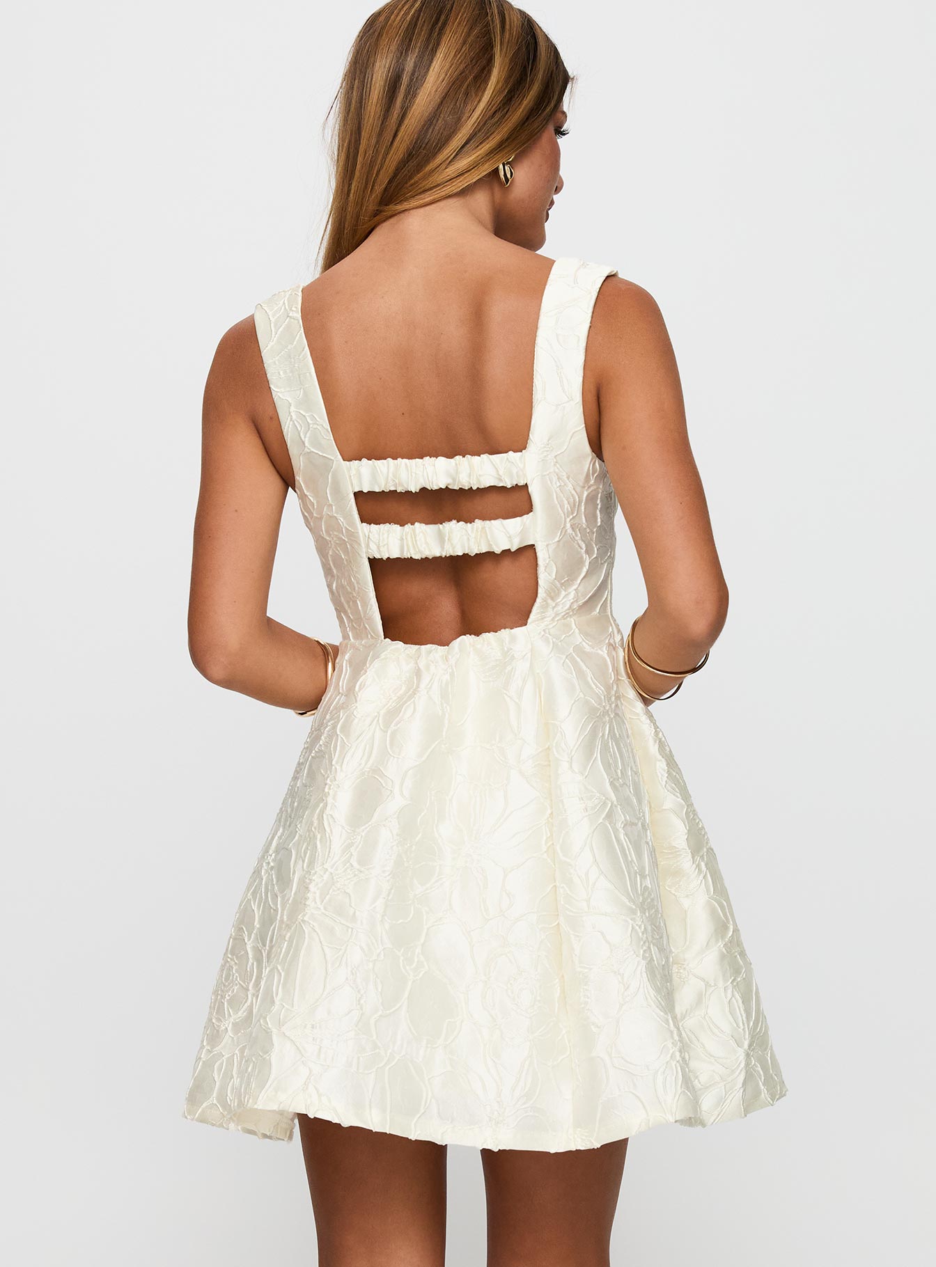 Eloquent Mini Dress Ivory、mySite、solidvoid