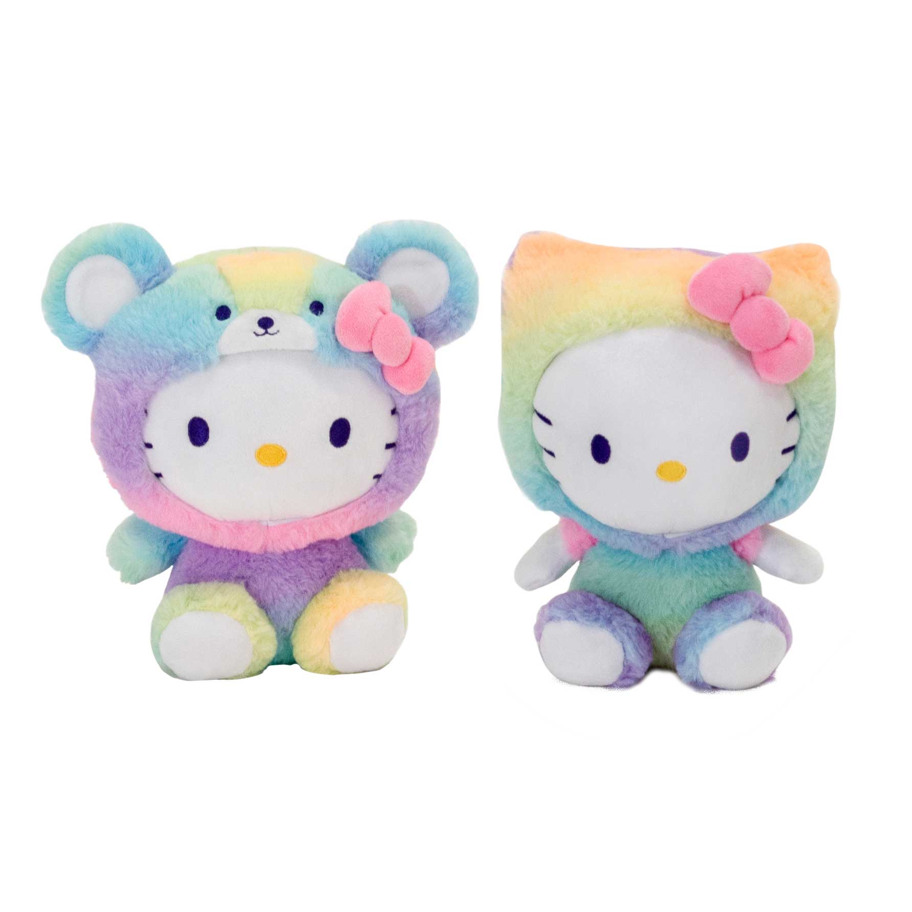 HELLO KITTY - 9.5IN 2 ASST. RAINBOW SHERBET(BEAR OR CAT)、mySite、g9winljtr