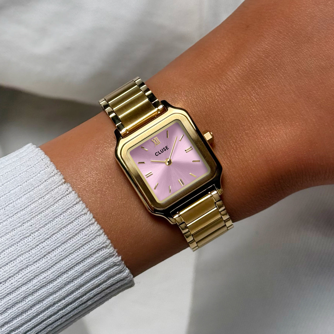 Gracieuse Petite Watch Steel, Mauve Pink, Gold Colour、mySite、botmansion
