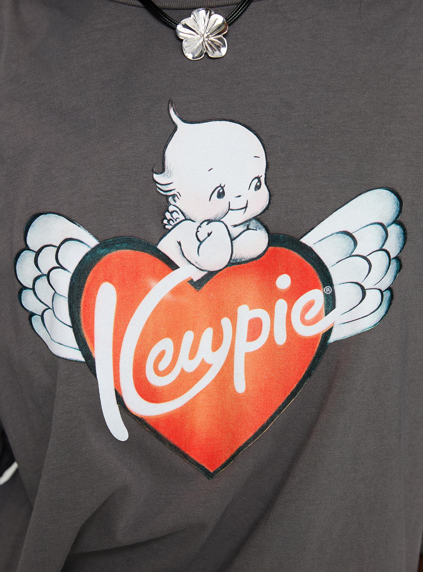 Kewpie Oversized Tee Washed Black、mySite、solidvoid