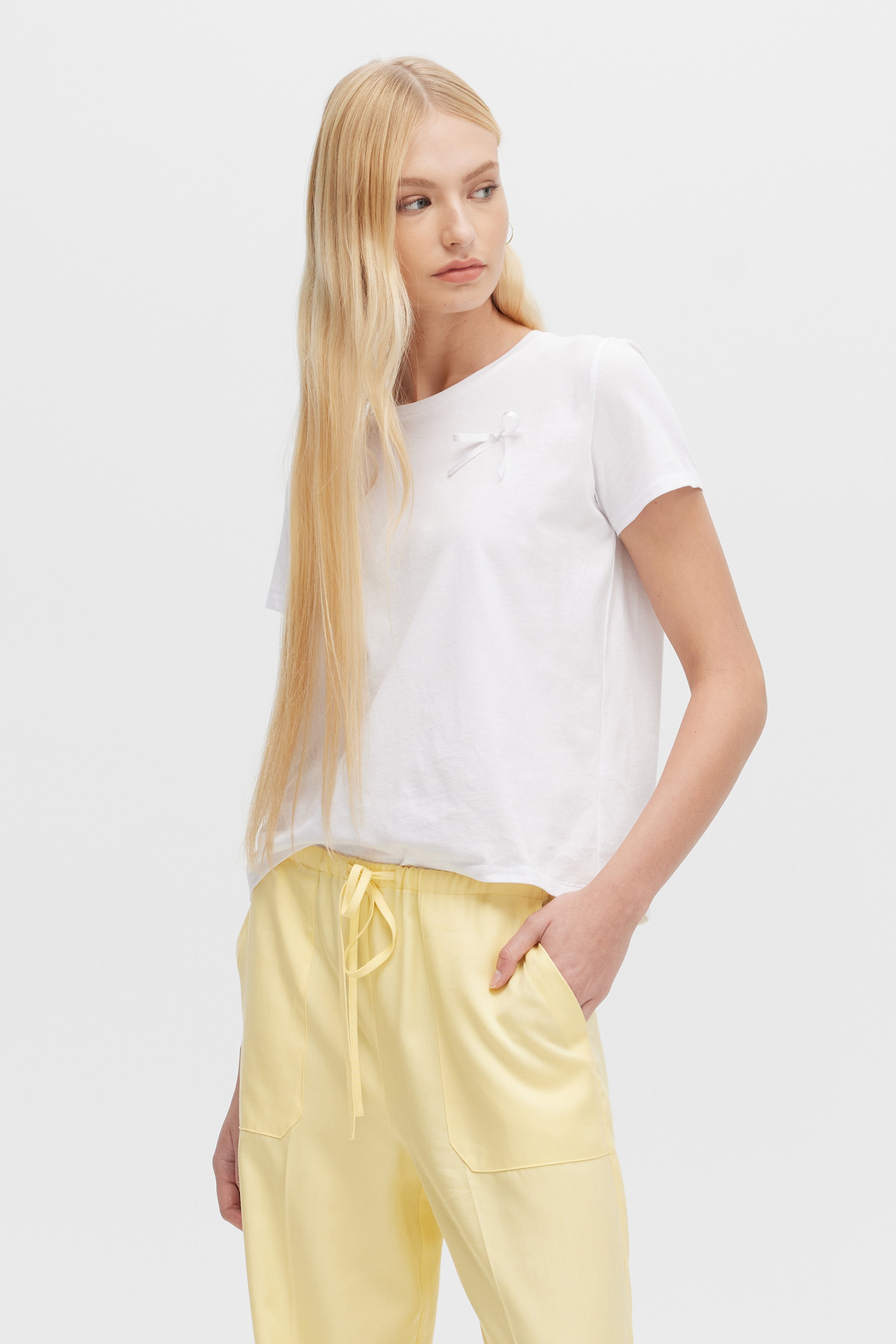 CHRLDR Jane Bow Perfect Tee、mySite、noshort