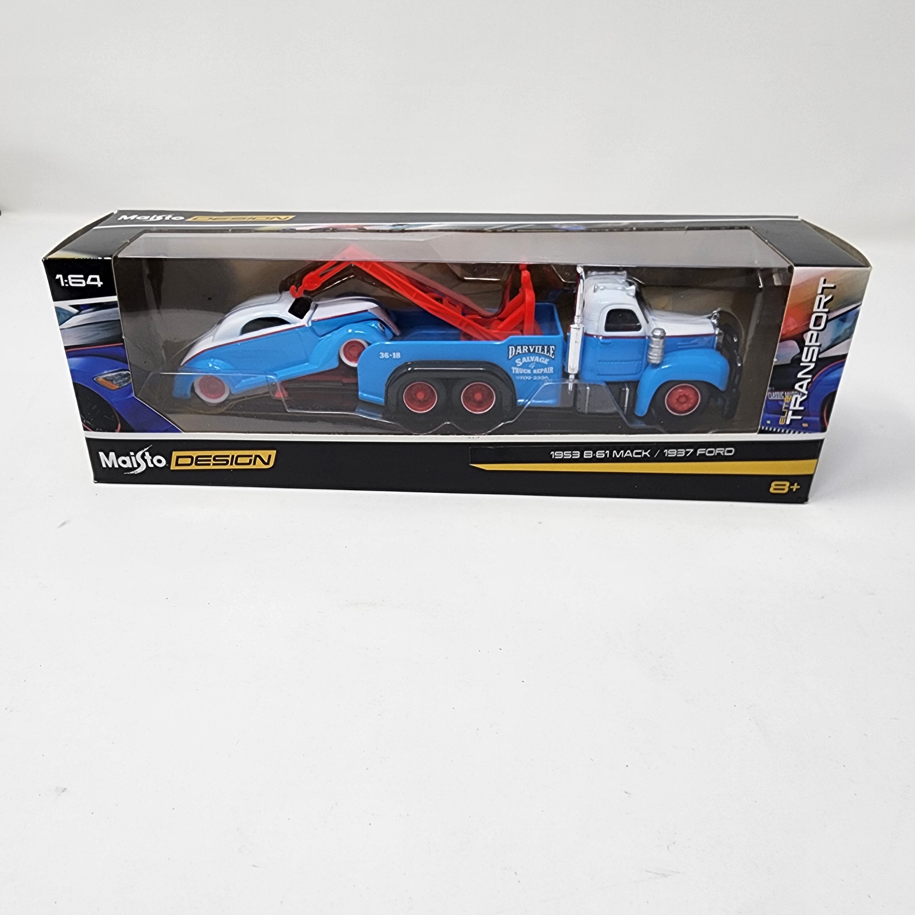 1953 B-61 Mack / 1937 Ford * Maisto Design Transport、mySite、hgirdovlk