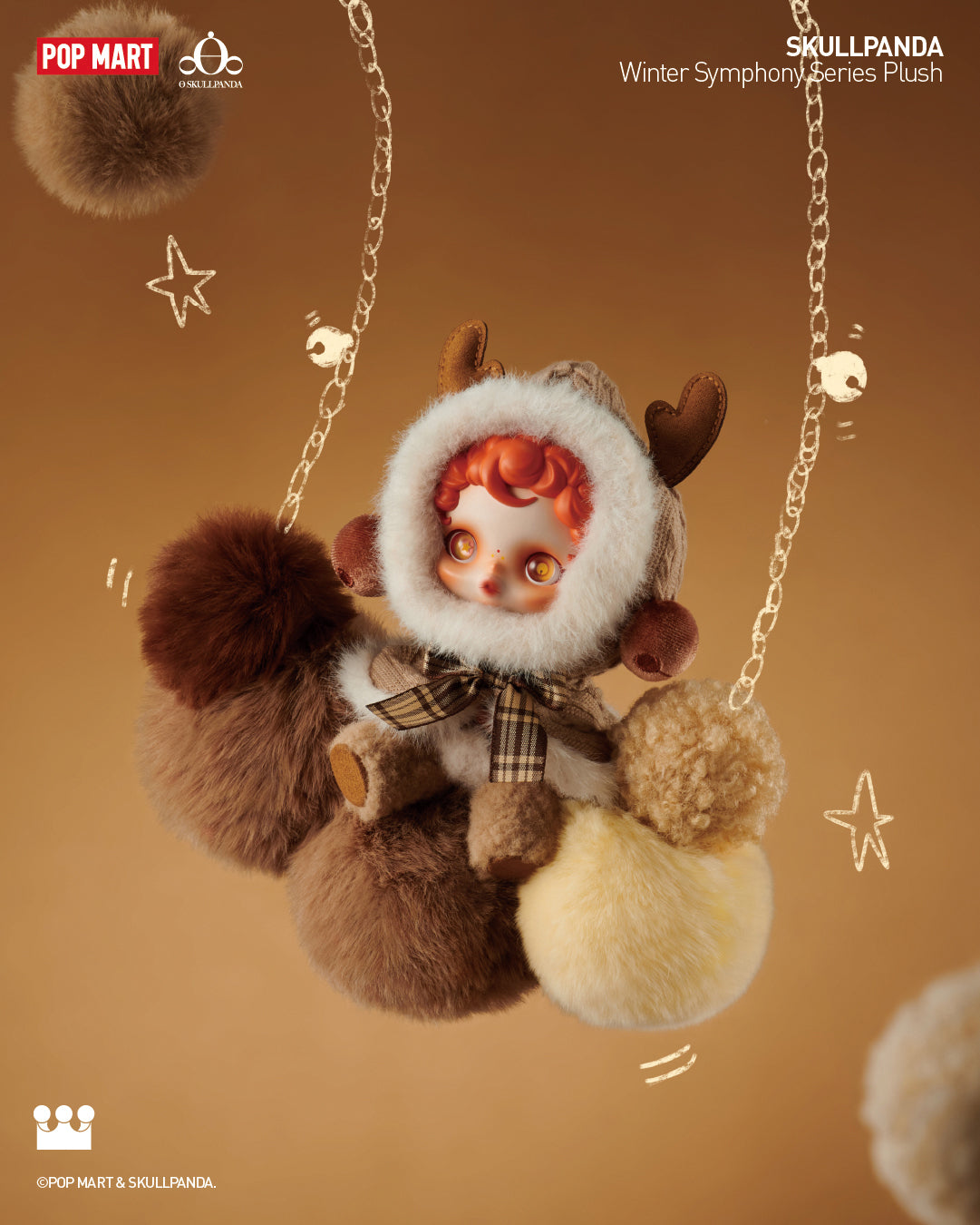  POP MART SKULLPANDA Winter Symphony Series Plush、mySite、greenlandpopulation