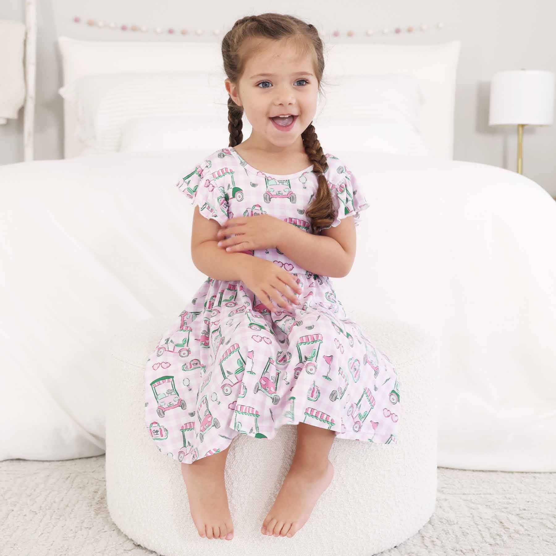  Ruffle Twirl Dress | Birdie Babes Pink、mySite、layawaytickets