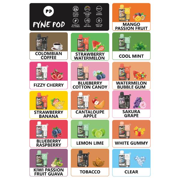 Pyne Pod 8500 Puffs Rechargeable Disposable Vape 10mL、mySite、zt4zffjzw