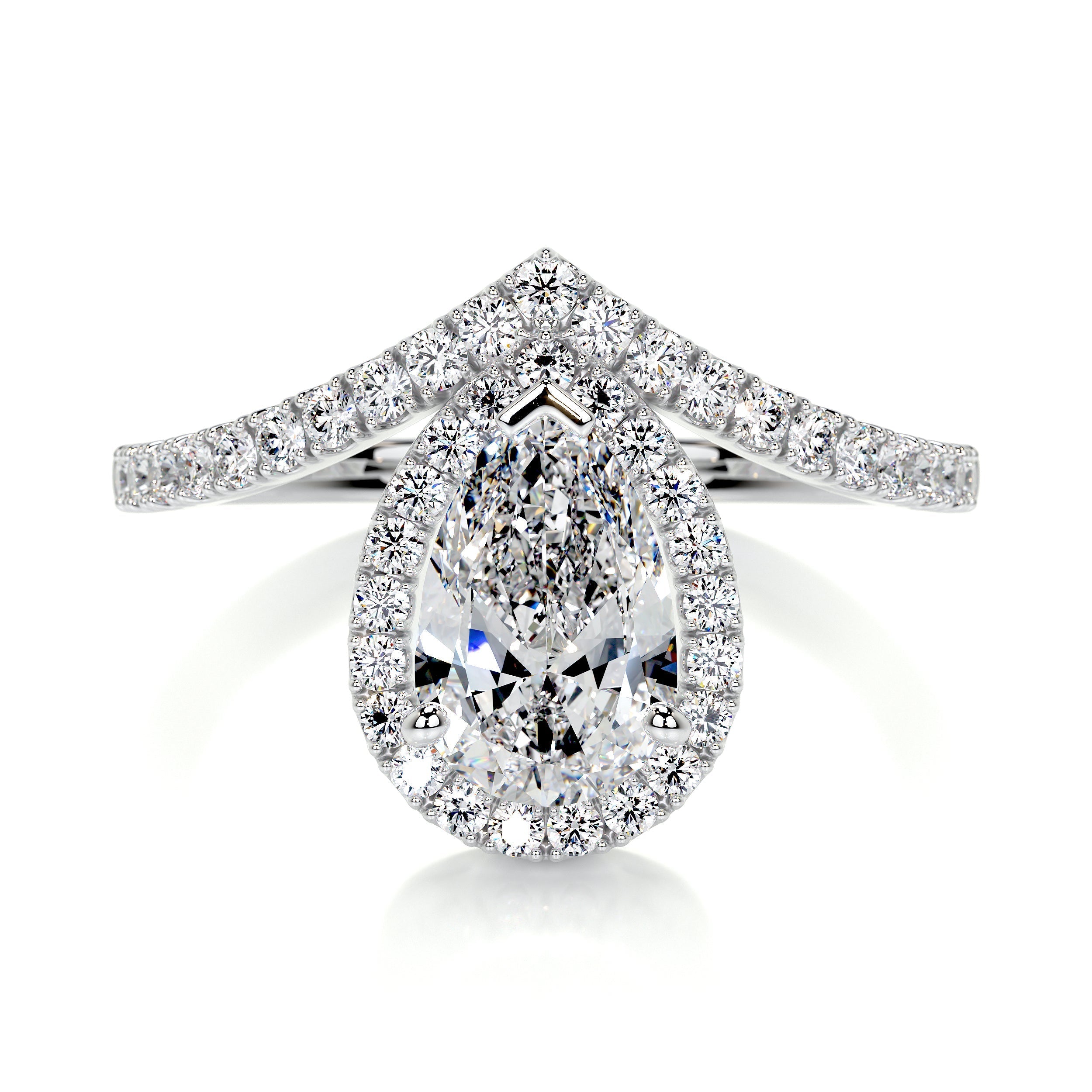 Miranda Lab Grown Diamond Ring -14K White Gold (RTS)、mySite、hinf8tx79