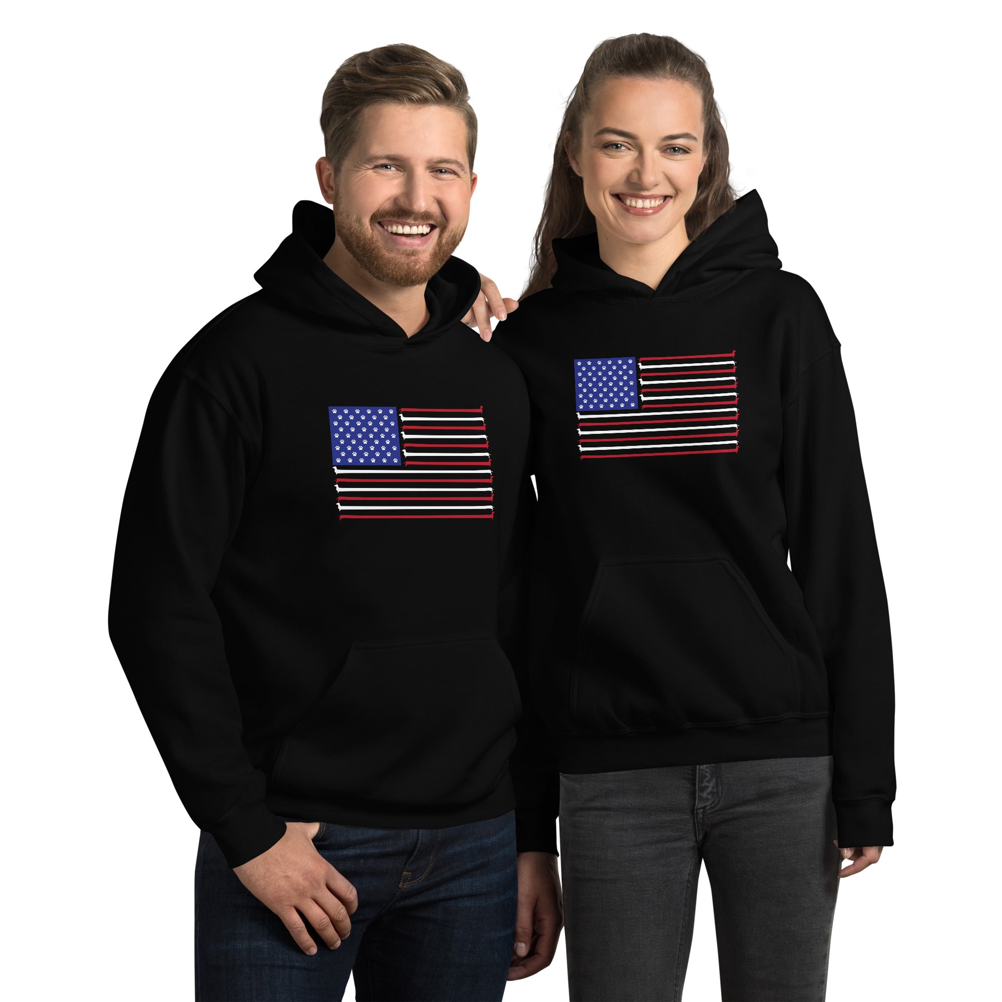 Dachshund Stars and Stripes Hoodie、mySite、camillekostekn