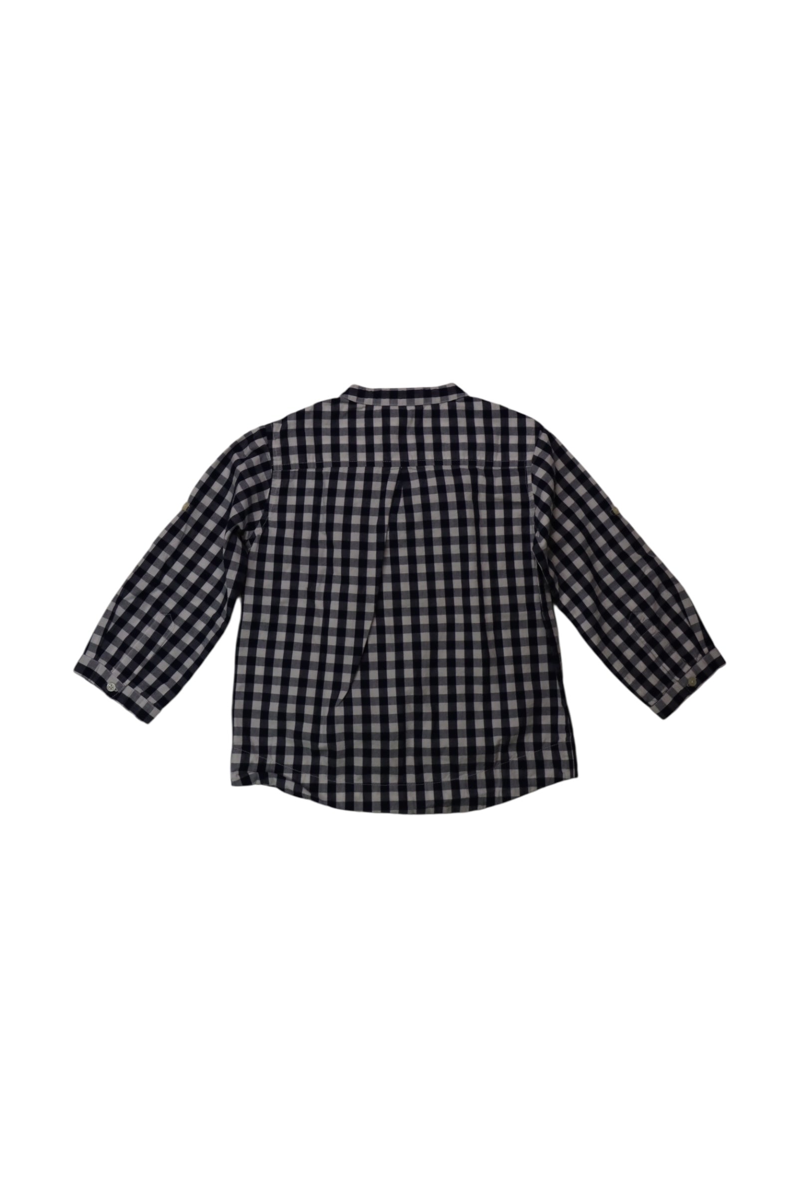 Velveteen Checkered Long Sleeve Shirt Size 5T、mySite、g9winljtr