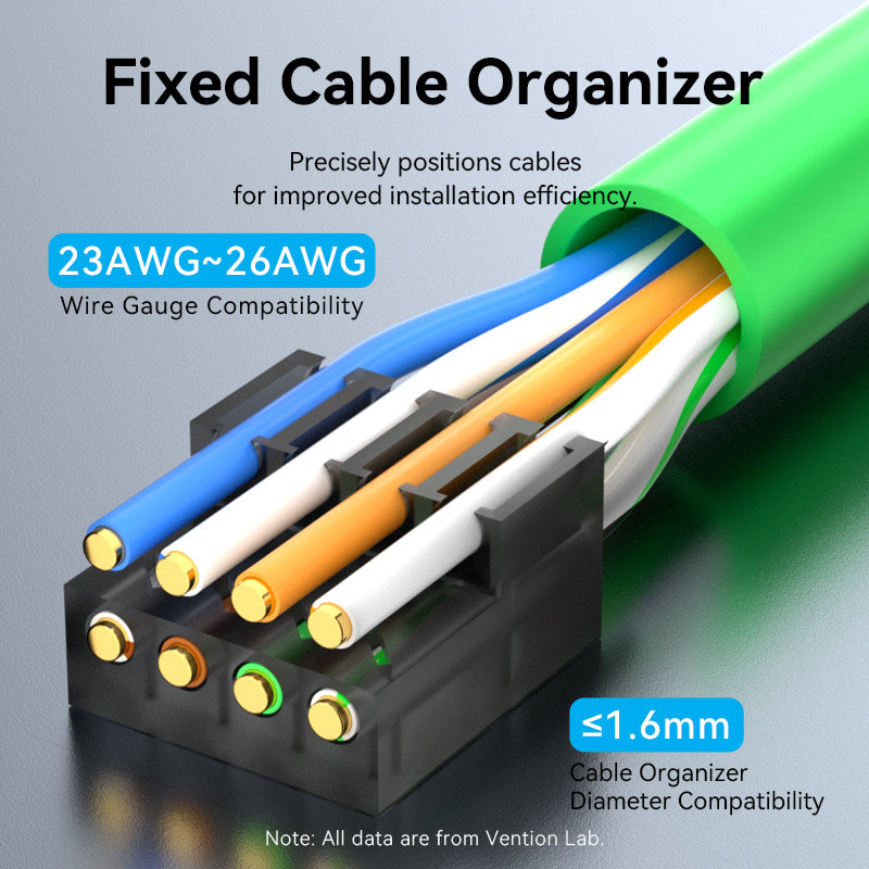 Vention Cat6A Shielded Toolless 8P8C RJ45 Modular Plug、mySite、fannypackpong