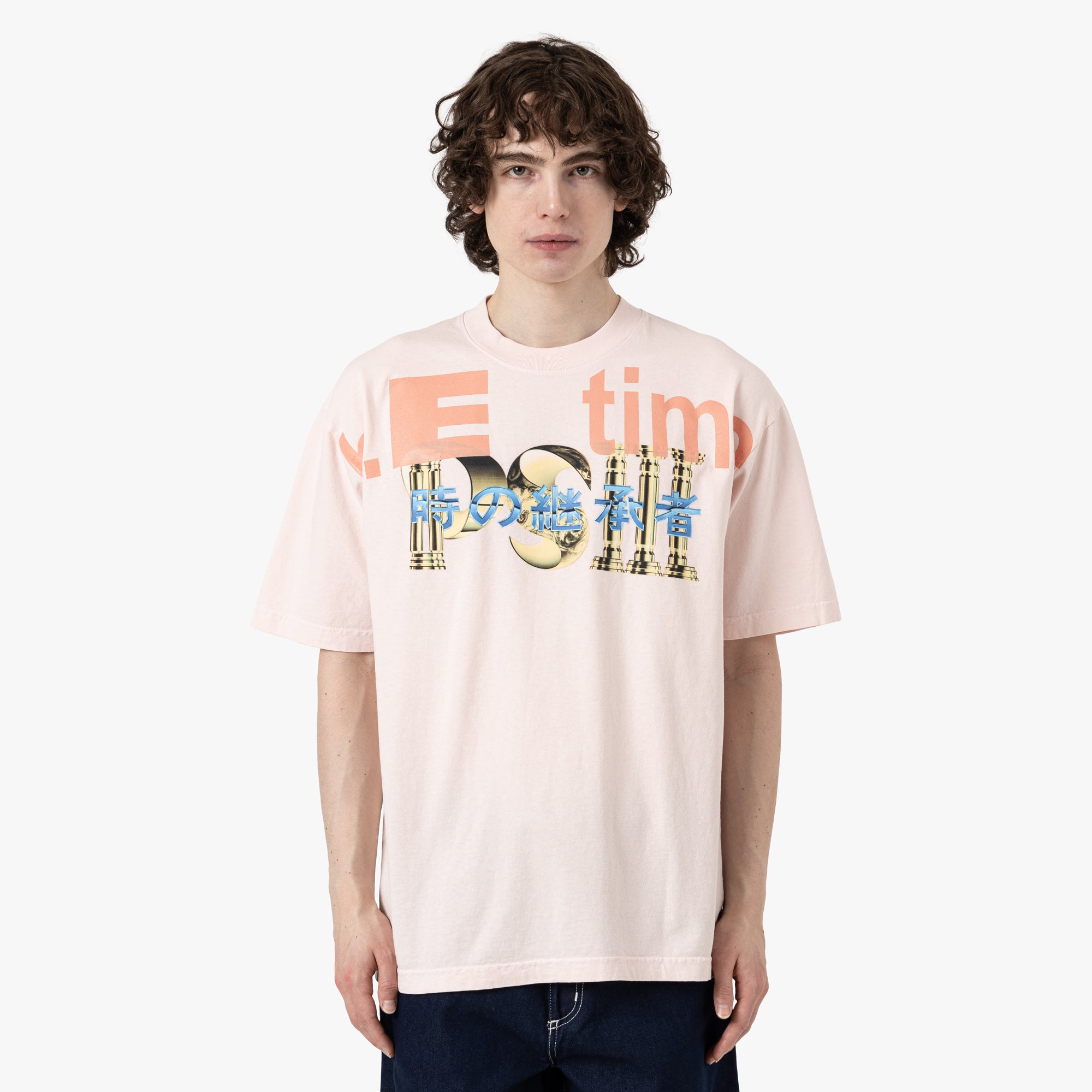  b.Eautiful b.E Time T-Shirt / Light Pink、mySite、merchandisen