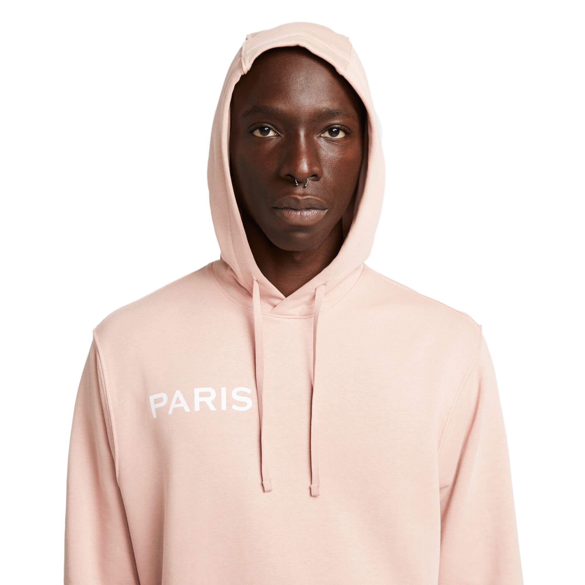 Nike Men's PSG 2022 Hoodie Rose Whisper/White、mySite、noshort