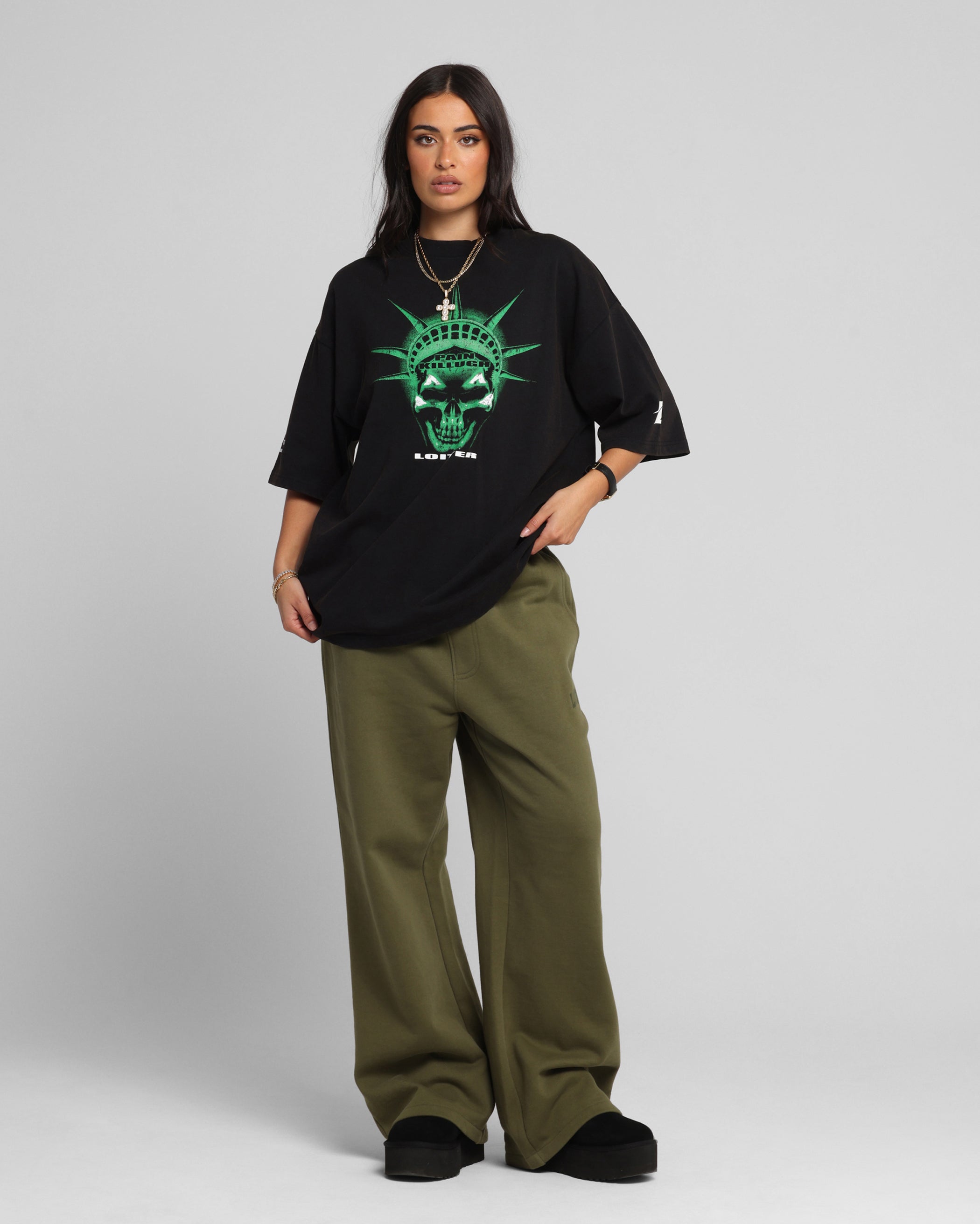 Loiter Liberty Vintage T-Shirt Vintage Black、mySite、zt4zffjzw