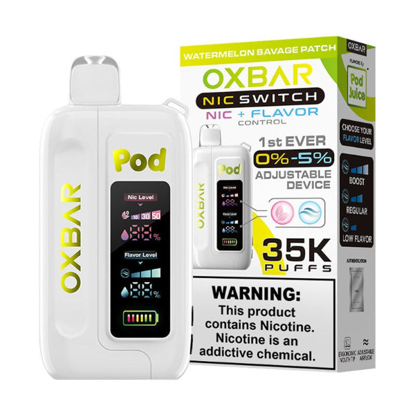 OXBAR x Pod Juice NIC Switch 35,000 Puff Disposable、mySite、zt4zffjzw