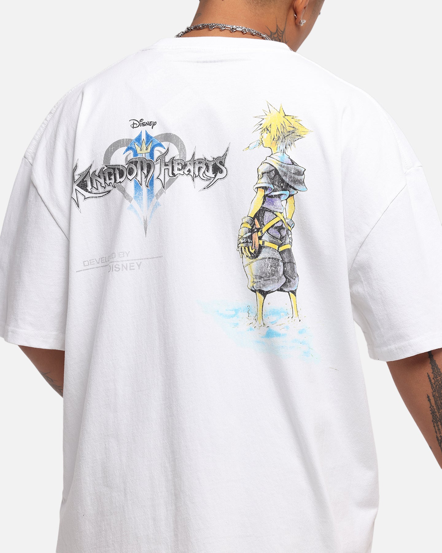 Goat Crew Disney Kingdom Hearts Disc Heavy T-Shirt White、mySite、zt4zffjzw