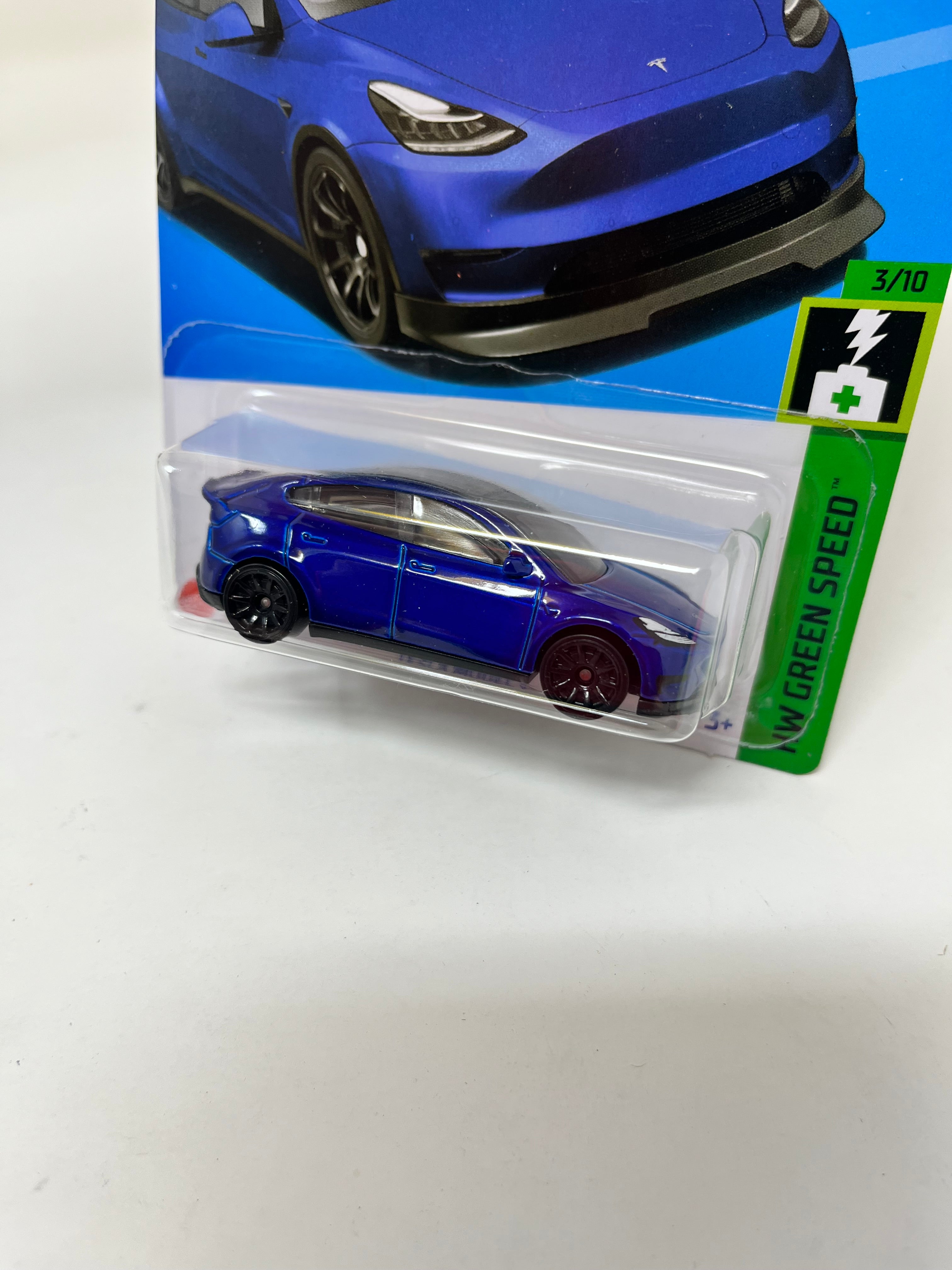 Tesla Model Y #15 * Blue * 2024 Hot Wheels Basic Case A、mySite、hgirdovlk