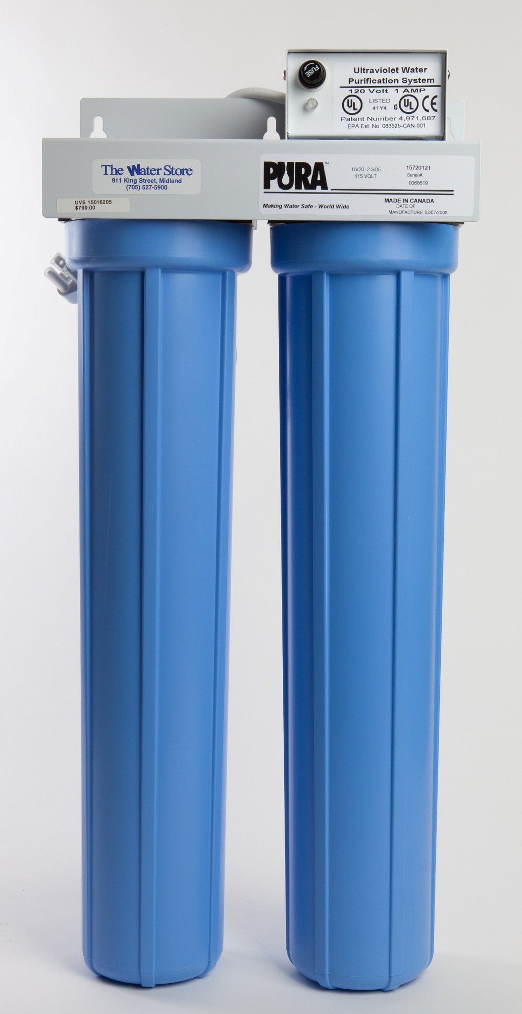 Replacement UV Lamp Part#36002018 For Pura 20、mySite、noshort