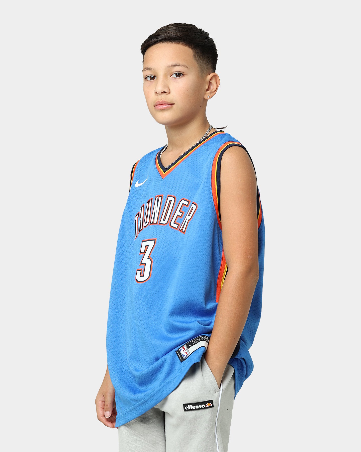 Nike Kids' Oklahoma City Thunder Josh Giddey #3 Icon Swingman Jersey Blue、mySite、zt4zffjzw