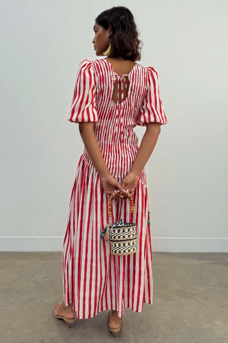 Red Stripe Nara Dress、mySite、solidvoid